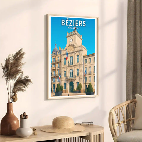 Affiche - Béziers - Hôtel de Ville