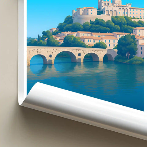 Affiche - Béziers - Le Pont Vieux