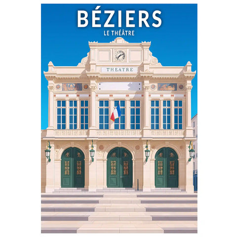 Affiche - Béziers - Le Théâtre