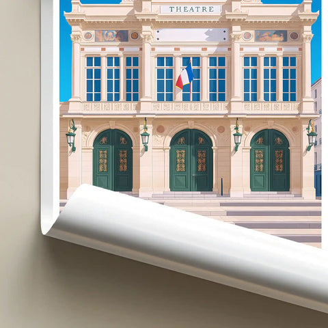 Affiche - Béziers - Le Théâtre