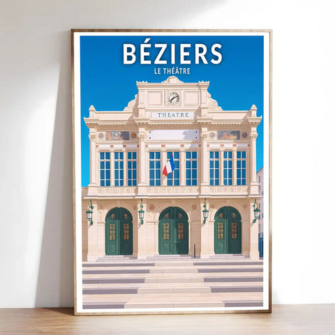 Affiche - Béziers - Le Théâtre