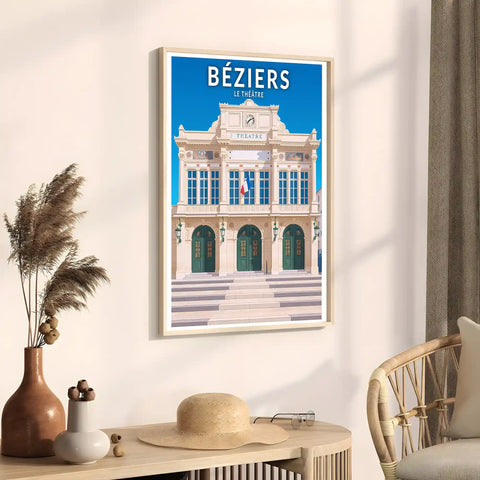 Affiche - Béziers - Le Théâtre
