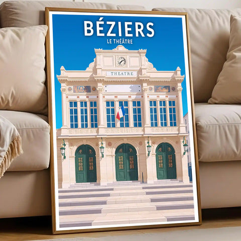 Affiche - Béziers - Le Théâtre