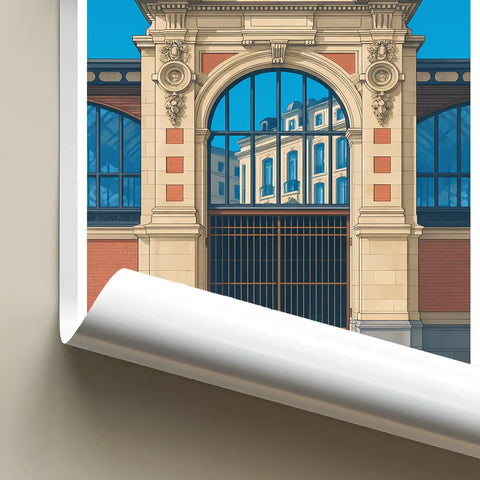 Affiche - Béziers - Les Halles
