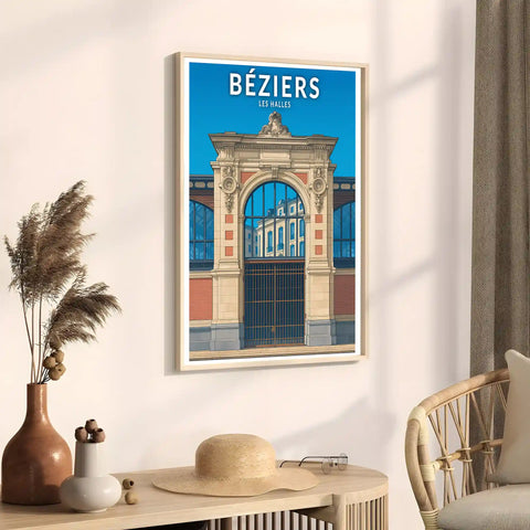 Affiche - Béziers - Les Halles
