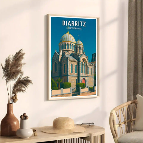 Affiche - Biarritz - Église Orthodoxe