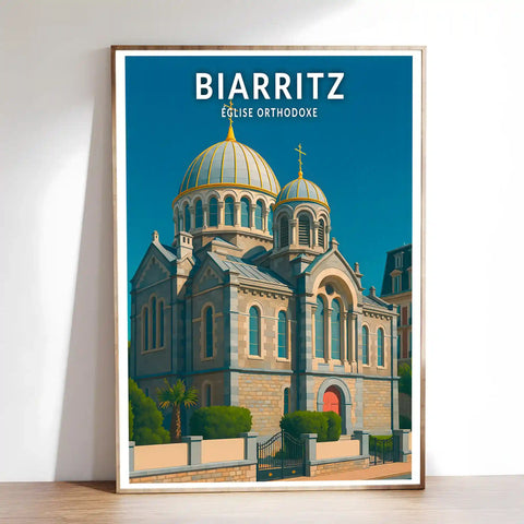 Affiche - Biarritz - Église Orthodoxe