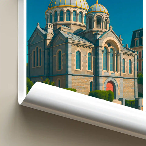 Affiche - Biarritz - Église Orthodoxe