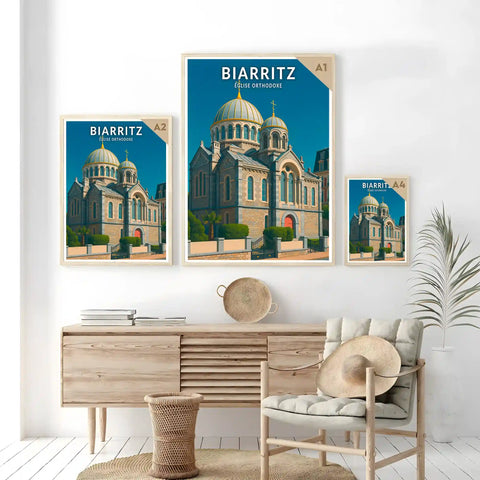 Affiche - Biarritz - Église Orthodoxe