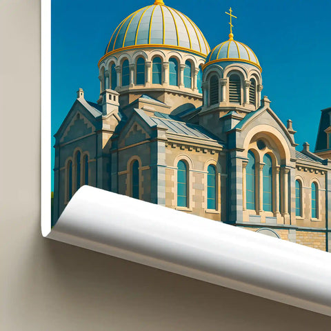 Affiche - Biarritz - Église Orthodoxe