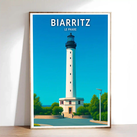 Affiche - Biarritz - Le Phare