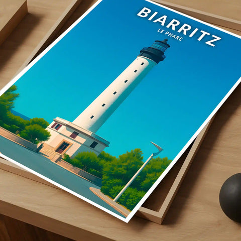 Affiche - Biarritz - Le Phare