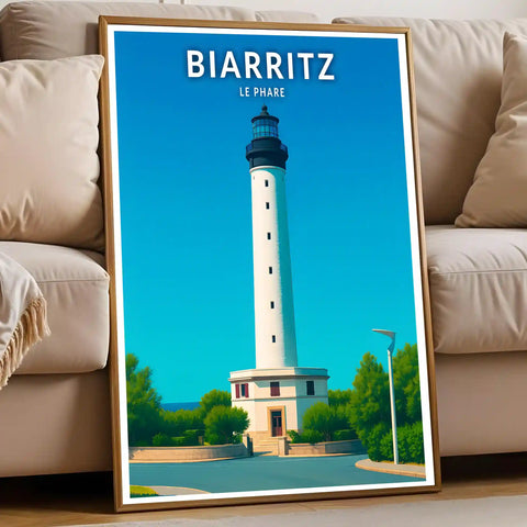 Affiche - Biarritz - Le Phare