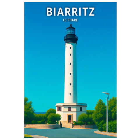 Affiche - Biarritz - Le Phare