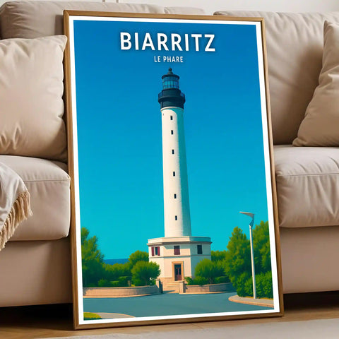Affiche - Biarritz - Le Phare