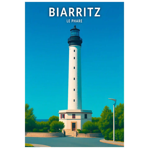 Affiche - Biarritz - Le Phare