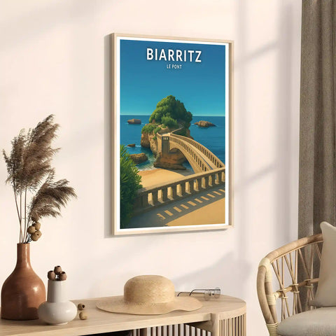 Affiche - Biarritz - Le Pont