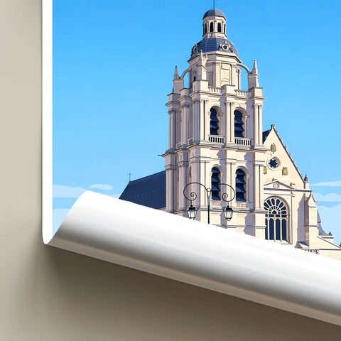 Affiche - Blois - Cathédrale Saint-Louis