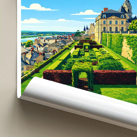 Affiche - Blois - Jardins de l’Évêché