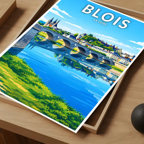 Affiche - Blois - La Loire
