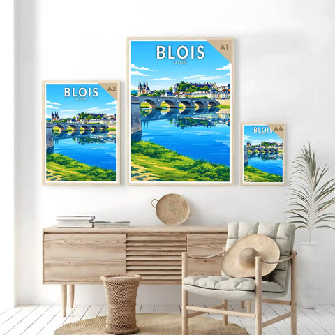 Affiche - Blois - La Loire