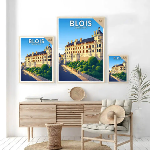 Affiche - Blois - Le Château Royal