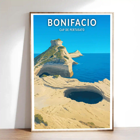 Affiche - Bonifacio - Cap de Pertusato