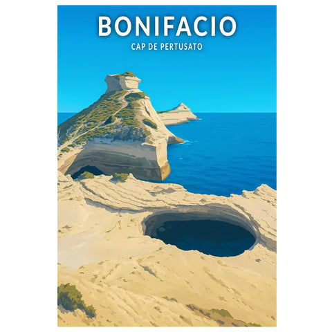 Affiche - Bonifacio - Cap de Pertusato