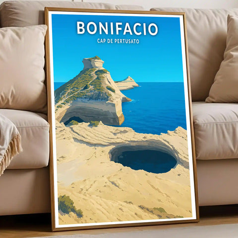 Affiche - Bonifacio - Cap de Pertusato