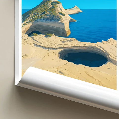 Affiche - Bonifacio - Cap de Pertusato
