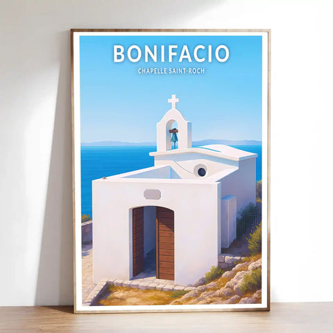 Affiche - Bonifacio - Chapelle Saint-Roch