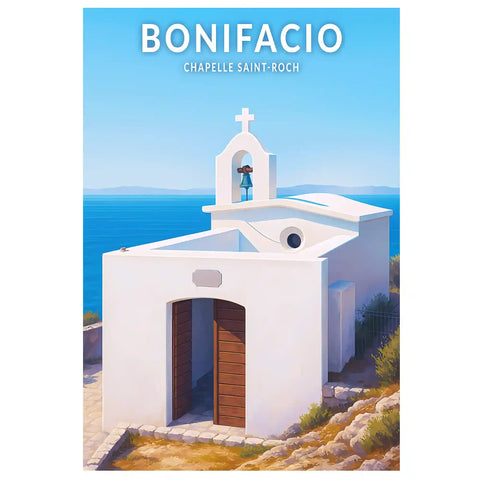 Affiche - Bonifacio - Chapelle Saint-Roch