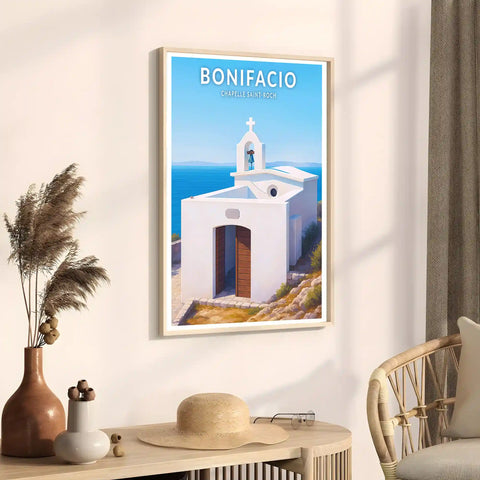 Affiche - Bonifacio - Chapelle Saint-Roch