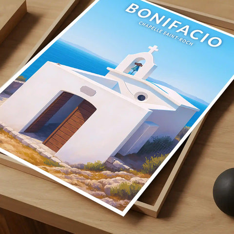 Affiche - Bonifacio - Chapelle Saint-Roch