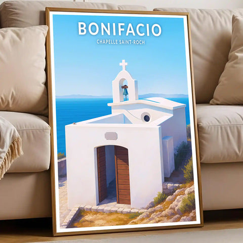 Affiche - Bonifacio - Chapelle Saint-Roch