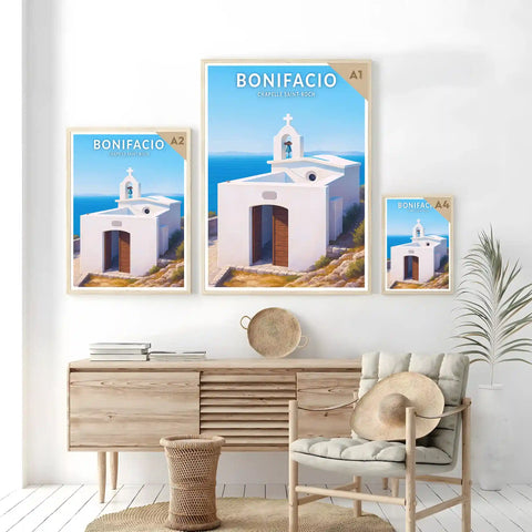 Affiche - Bonifacio - Chapelle Saint-Roch