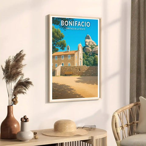 Affiche - Bonifacio - Ermitage de la Trinité