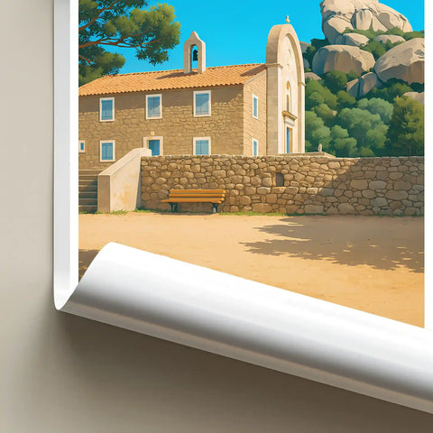 Affiche - Bonifacio - Ermitage de la Trinité