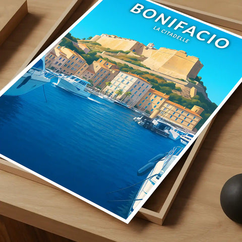 Affiche - Bonifacio - La Citadelle