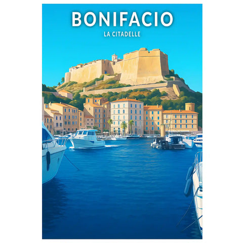 Affiche - Bonifacio - La Citadelle