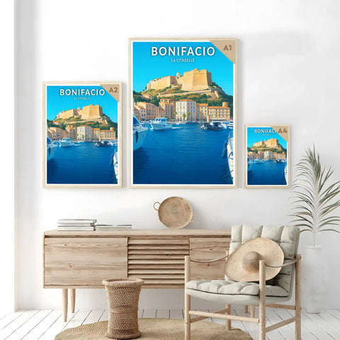Affiche - Bonifacio - La Citadelle