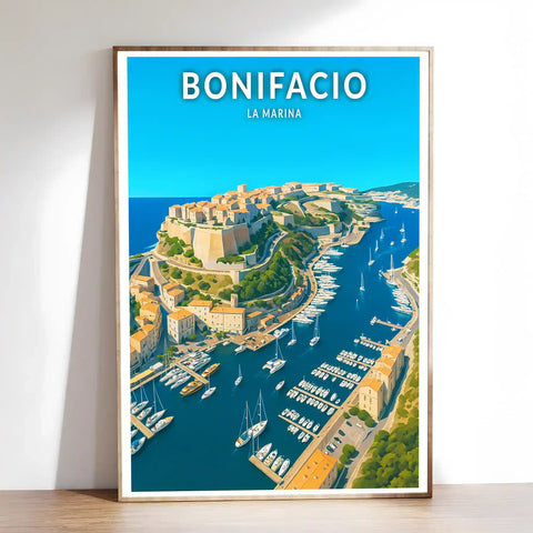 Affiche - Bonifacio - La Marina