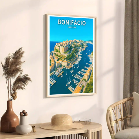 Affiche - Bonifacio - La Marina