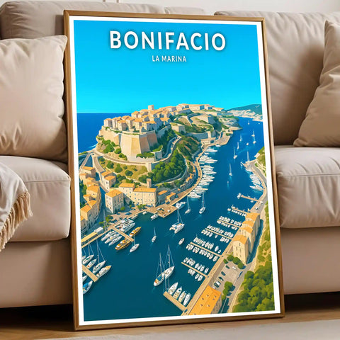 Affiche - Bonifacio - La Marina