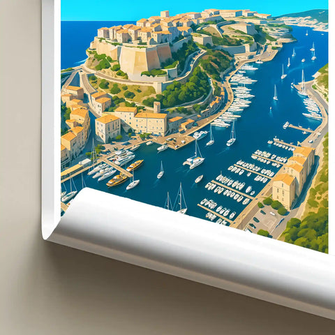 Affiche - Bonifacio - La Marina
