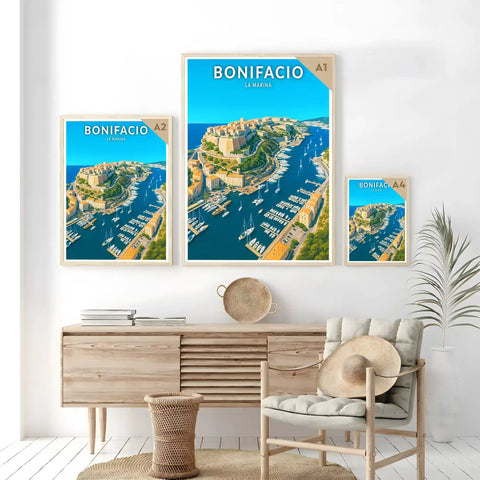 Affiche - Bonifacio - La Marina
