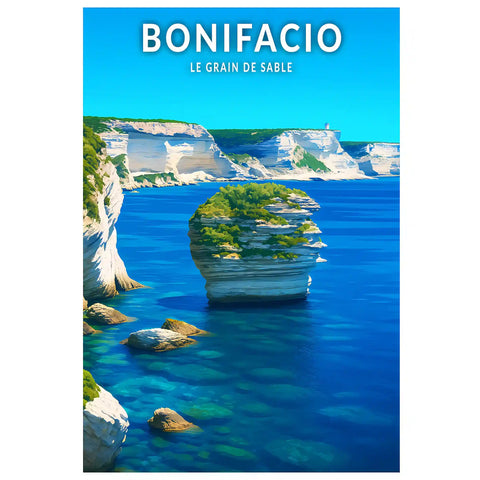 Affiche - Bonifacio - Le Grain de Sable