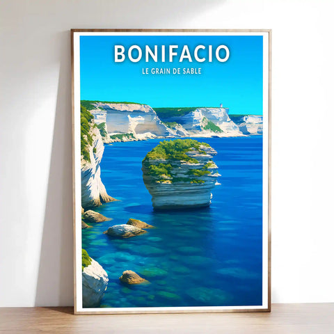 Affiche - Bonifacio - Le Grain de Sable