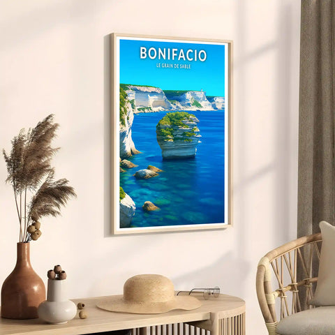 Affiche - Bonifacio - Le Grain de Sable