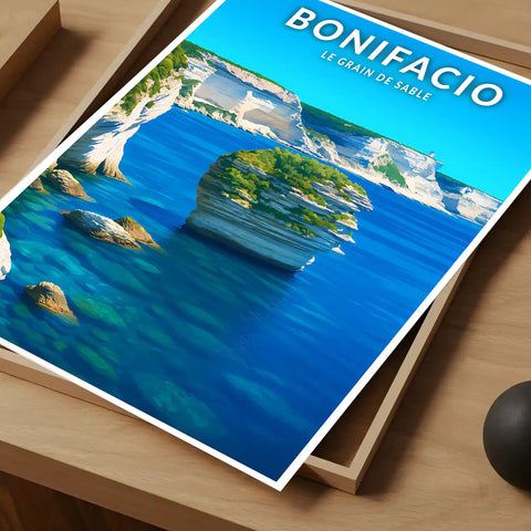 Affiche - Bonifacio - Le Grain de Sable